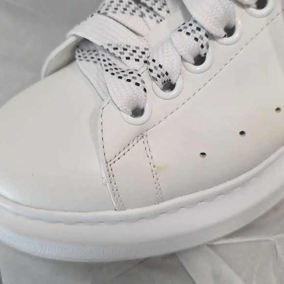 Alexander McQueen Oversized White Sneakers - Picture 10 of 10